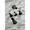 Kingston Brass Tub and Shower Faucet, Oil Rubbed Bronze, Wall Mount KBX8135DPL - alternate 4